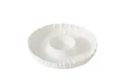 Pampa Bay Mascali Bianca Chip & Dip, 13"" D x 2"" tall, Small, White