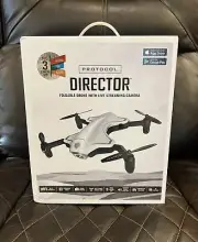 Protocol Director Foldable Drone With Live Streaming Camera