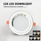 12X LED Downlight 70/90/120mm AU Plug Warm/Cool White/Tri Colour Ceiling Lamp