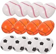 BESTOYARD 12pcs Refillable Easter Candy Storage Eggs Openable Eggs for Party Favors and Decorations for Easter Celebrations and Festive Atmosphere