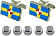 [Select Gifts] Shirt Dress Studs Pembrokeshire County England Flag Cufflinks