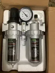 Dynamic Power 1/4" NPT Air Line Lubrication/Filter Control Unit W/ Gauge