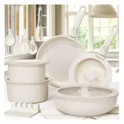 21 Piece Pots and Pans Set Non-Stick, Astercook Ceramic Cookware Set