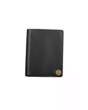 Calvin Klein Men's Black Leather Billfold Wallet - Wallets -Size One Size