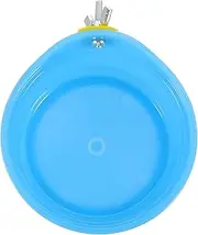 Totority Parrot Plastic Bath Box Bird Bathing Tub for Small Pets Color Plastic Basin Essential Bird Cage Accessory for Parakeets and Budgerigars