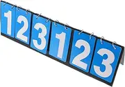 Alasum Flipping Scoreboard for Table Tennis Basketball and More Portable Score Board with Printing and Reasonable Design for Outdoor Games and Sports Events