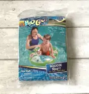 Bestway Kiddie Raft Float Pool Green Fish Print Swim Floatie Kids New in Package