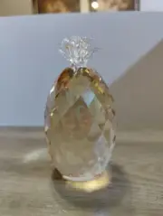 Crystal Pineapple Oleg Cassini Designs AMBER SHIMMER NIB