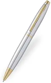 Cross Calais Refillable Ballpoint Pen, Medium Ballpen, Includes 2 Bonus Refills, Premium Gift Box - Medalist Chrome