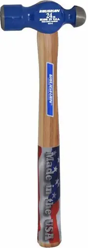 Vaughan TC224 - Ball Pein Hammer 24oz 680g Hickory Handle
