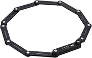 BBB BBL-72 Bicycle Keys, Folding Lock, Cord Hold, 0.2 x 38.4 inches (5 x 975 mm), Black