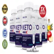 (5 Pack) Bio Lyfe ACV MAX Pills 1675 MG Stronger than Gummies Advanced Keto Supp