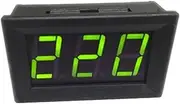 1pcs 0.36'' DC 0-100V Mini LED Digital Voltmeter Red Green Blue LED Car Voltage Detector DC 2.3-30V Reading Calibrate Meter 2 3 Cable(Green,DC 0-100V 3cable)