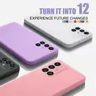 For Samsung S25 S24 S23 S22 S21 Ultra S20 FE A56 Liquid Silicone Soft Case Cover