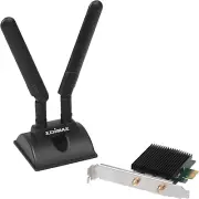 EDIMAX Wi-Fi Adapter : Wi-Fi 6 AX3000 Wi-Fi 6 802.11Ax Dual Band + Bluetooth 5.0