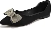 [Aomigoct] Ballet Flats for Women Dress: Casual Pointed Toe Womens Flats - Comfortable Wedding Walking Party Shoe