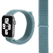 For Apple Watch Series 5,44-mm Case,Nylon Watch Band,Fastener,Lime Green