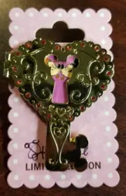 Disney Love is Magical Key to My Heart Mickey & Minnie Jumbo Pin LE 300 SIGNED