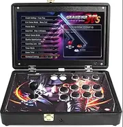 Rechargeable Game Box Pro 3D Retro Arcade System 14-Inch All-Metal Plug & Play Video Games Console 10000 + Games