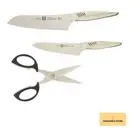 Zwilling Twin Fin 2 Multipurpose/Petty/Kitchen Scissors 3pcs Set Santoku