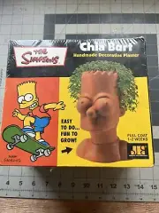 Chia Pet - Bart Simpson - Chia Bart 2005 / 2006 Rare Simpsons Factory sealed