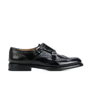 Church's Monk-Strap Buckle Detailed Brogue Shoes 36,37.5,37,38.5,38,39.5,39,40 Black