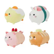 Laying Food Cushy Plush Toy - Assorted