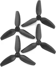 T3X3X3 3030 3-Blade PC Propeller 1.5mm, for RC FPV Racing Freestyle 3inch Cinewhoop Ducted Drones DIY Parts Replacement Propellers(12Pairs Black)