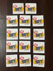 14 Vans Off The Wall WARPED TOUR '14 Stickers