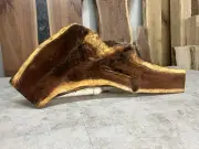 Live Edge Curly Walnut Wood Slab/Cool Grain/Walnut Table/Kiln Dried Charcuterie