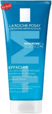 La Roche-Posay Effaclar Cleanser 200ml Foaming Gel for Oily Skin Paraben Free