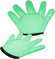 2pcs Children's Sticky Ball Gloves Outdoor Playset Playset Outdoor Toys Lawn Ball Catch Games Toss and Catch Balls Mittens Paddle Ball Toy Plush