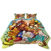 Cool Rudicorn Salty Junk Food Coverlet