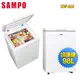 SAMPO聲寶 98公升定頻臥式冷凍櫃SRF-102 免運無安裝
