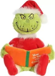 The Grinch Plush Dr. Seuss HOW THE GRINCH STOLE CHRISTMAS Stuffed Decor New -NWT