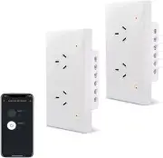 Smart Wall Outlet Socket 16A Plug Charger Smart Power Point GPO Voice Control...