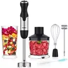 5 in1 Immersion Hand Blender, Powerful 12 Speed Handheld Stick Blender with 3...