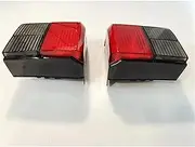 for Vw for Multivan T4 for Transporter 1991-2004 1 Pair Tail Light Lamps Cover Rear Bumper Tail Light Brake Light Lamp Car Third Brake Lights