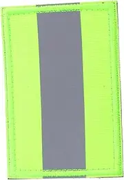 KOCKSHION Reflective Warning Stickers Self-Adhesive Patches for Hats Clothing Dog Gear Nylon Fabric Night Visibility