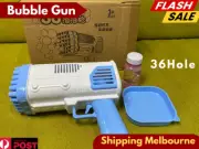 36 Hole Bubble Bazooka Automatic Gun Soap Water Bubble Machine Outdoor Party SYD