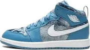 [Nike] Jordan Preschool Jordan 1 Mid DM8952 400 Washed Denim - Size 3Y
