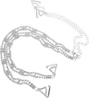 [Holibanna] Elegant Metal Bra Straps Rhinestone Replacement Straps for Dress Bra Accessories