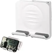 Tablet Wall Mount Holder - Wall Mount Phone Holder | Space-Saving Tablet Wall Bracket Holder | Adjustable Smartphone Clamp for Kitchens, Offices, Gyms, and Bedside Setups
