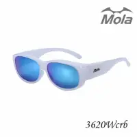 在飛比找momo購物網優惠-【MOLA】外掛近視太陽眼鏡 偏光 套鏡 UV400 防紫外