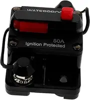 Gatuida Boat Fuse Panel Car Audio Fuse Block Rv Panel Circuit Breaker Auto Reset Function Short Circuit Protection