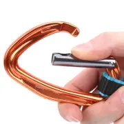 Outdoor Climbing Protection Quickdraw Nylon Flat Belt Carabiner Straight HO