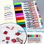 4/8/12Pcs Magical Water Painting Pen Magic Doodle Drawing Pens Multicolor 2023