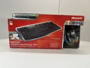 Microsoft Wireless Laser Desktop 7000 Aero Included Mouse Keyboard USB Receiver