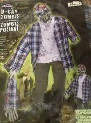 D Cay Zombie Costume Halloween Boys Size Medium 8-10 Undead Scary Cosplay