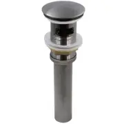 Miseno MNO-PUD-O Pop-Up Vessel Sink Drain With Overflow - Gun Metal